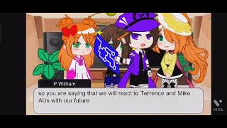 Past Afton vs Present Afton react to Terrance and Michael AUs || Gacha Club|| 🌺UwU Cat🌸
