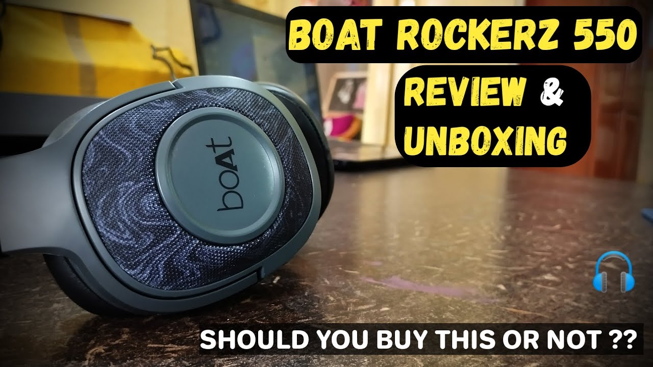 Boat Rockerz 550 Headphones Review & Unboxing Best Wireless Headphone