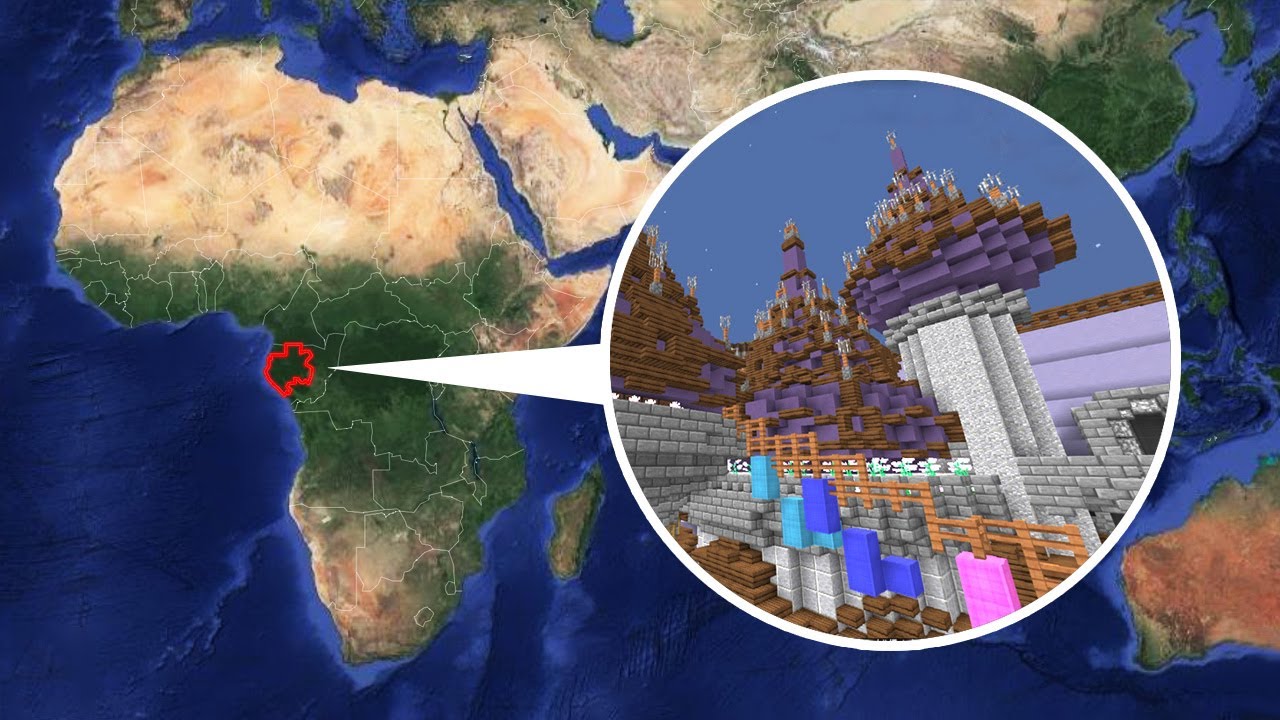 Google Earth in Minecraft 