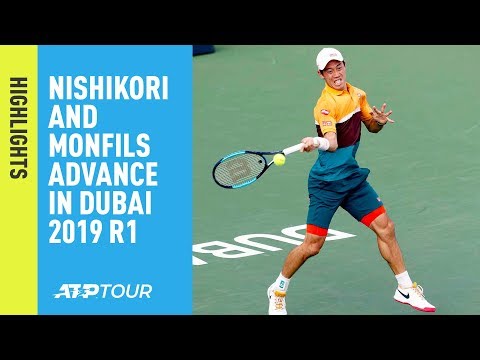 Highlights: Nishikori, Monfils Advance On Tuesday In Dubai 2019