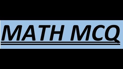MCQ Curve Tracing Equation and Diagram