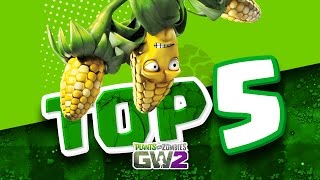 TOP 5 MELHORES HABILIDADES DAS PLANTAS | Plants vs Zombies Garden Warfare 2 - TOP 5 GW2