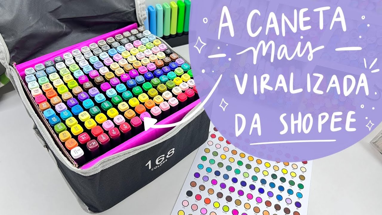 Testando os marcadores mais vendidos da shopee