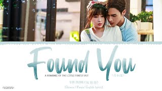 Found You (找到你) - Vin Zhang (张彬彬)《A Romance Of The Little Forest OST》《两个人的小森林》Lyrics