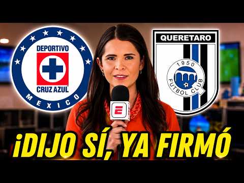 ¡EL FICHAJE SORPRESA DEL CRUZ AZUL ESTÁ OFICIALMENTE CONFIRMADO! YA FIRMÓ Y VIENE EN CAMINO