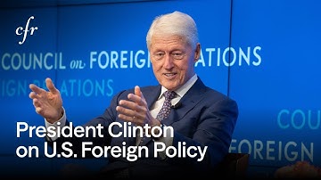 A Conversation With President Bill Clinton: Martin S. Indyk Memorial Lecture