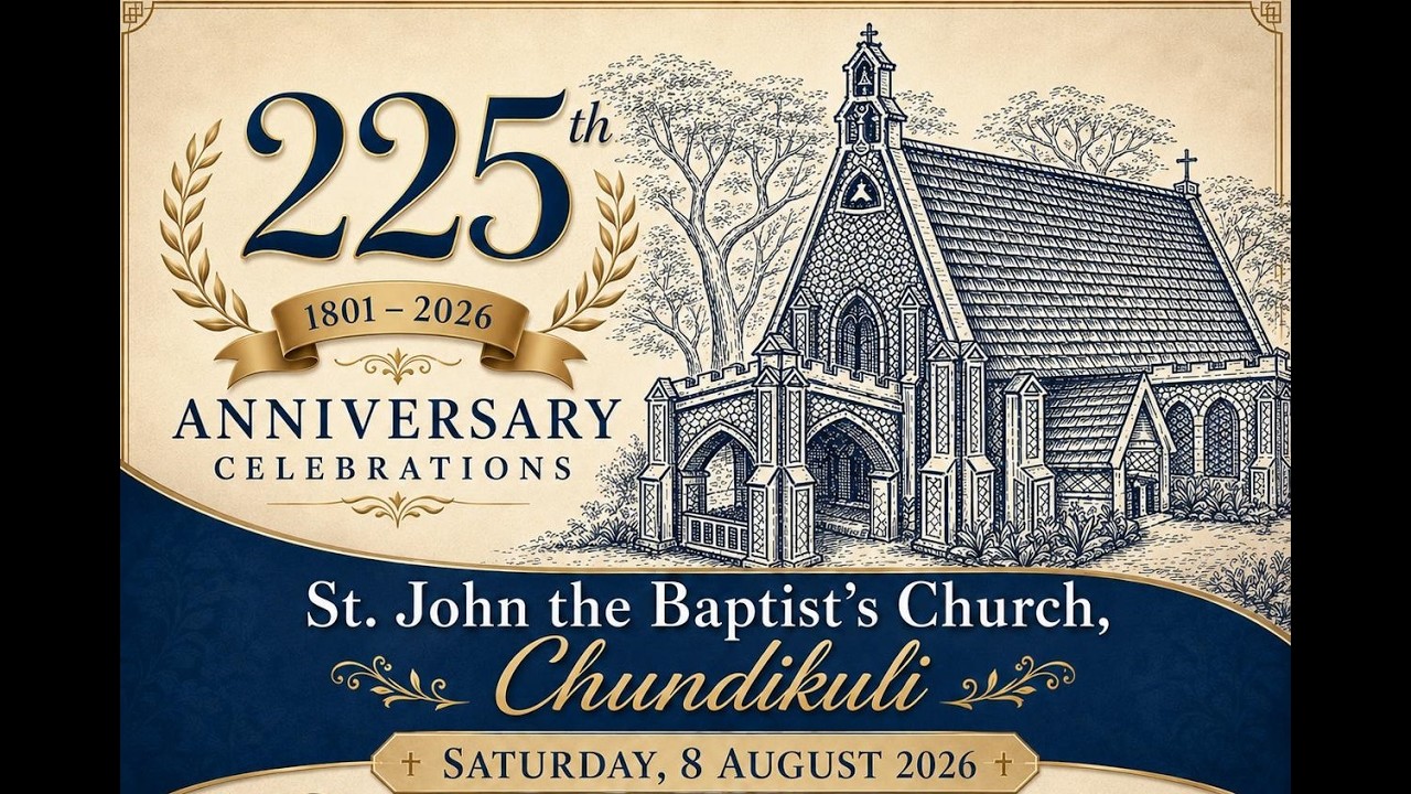 St. John the Baptist's Church  225 ANNIVERSARY CELEBRATIONS 08.08.2026