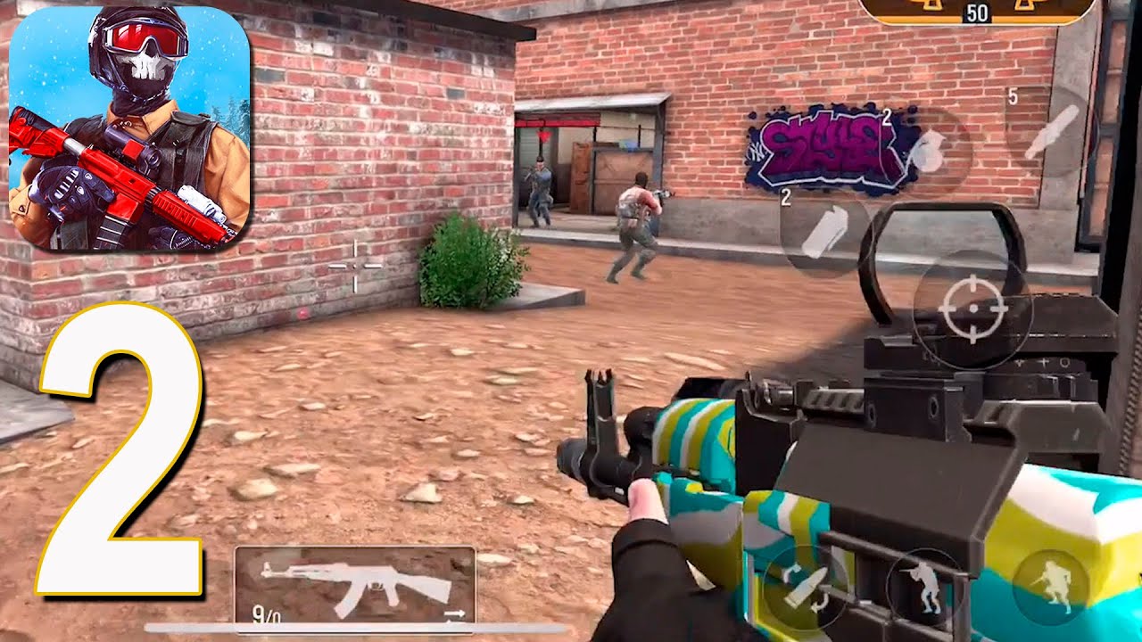 Modern Ops Online Shooter FPS - Gameplay Walkthrough Part 2 - AK 47 Chameleon(iOS, Android)