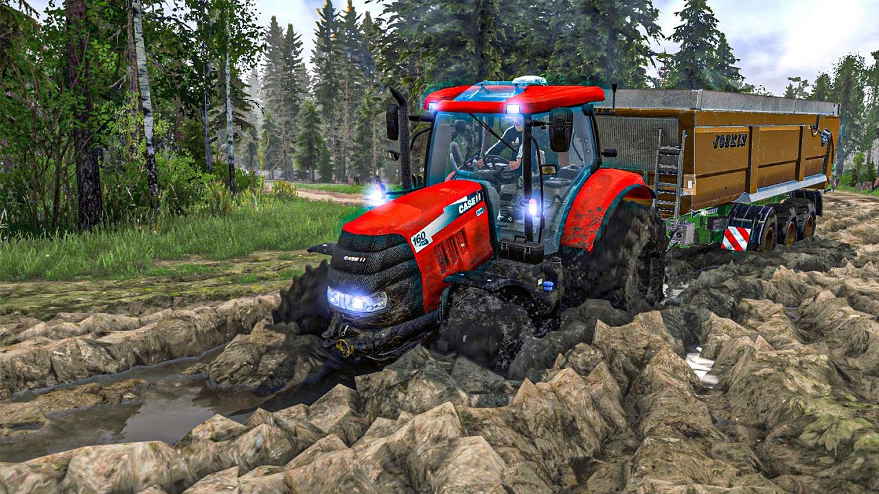 Случай IH 160CVX похоронен до капюшона