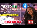 HOW TO INSTANTLY GET YOUR TIN TAX ID. NIGERIA FOR FACEBOOK MONETIZATION-INDIVIDUAL PAYOUT SETTINGS Mp3 Song
