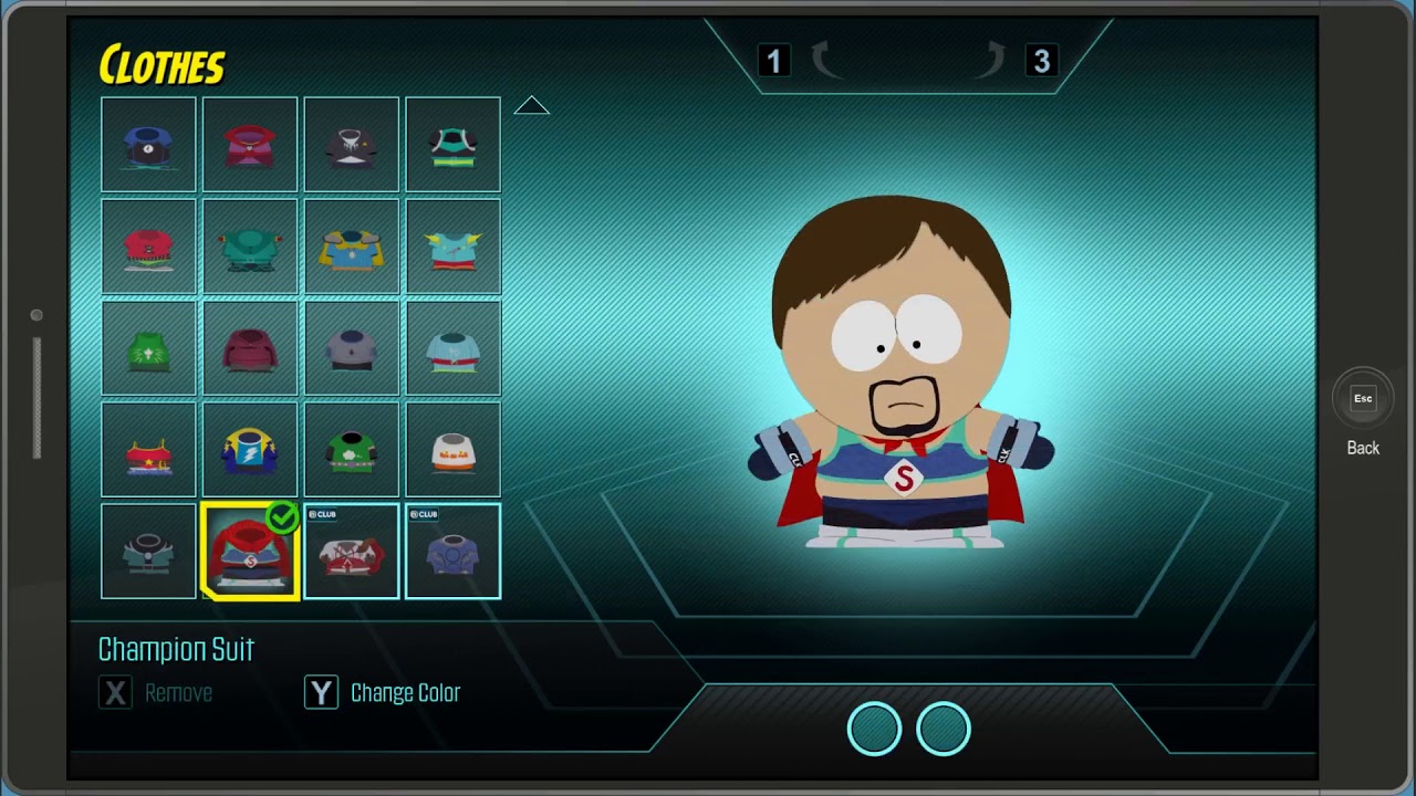 Uitdaging dictator liter South Park: The Fractured But Whole where to find Champion Suit - YouTube