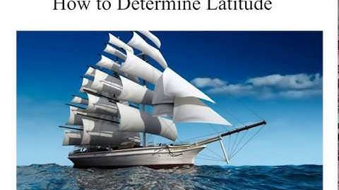 How to Determine Your Latitude Using Celestial Observations