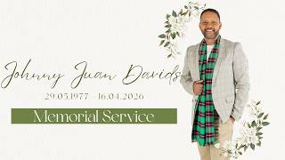 Johnny Davids | Memorial Service | 22 April 2026 | 19:00