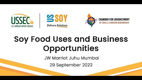 Soy Food Uses and Business Opportunities-Mr Kevin ...