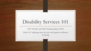 Disability Services 101: #5 of 6 "Beacon Learning" screenshot 1