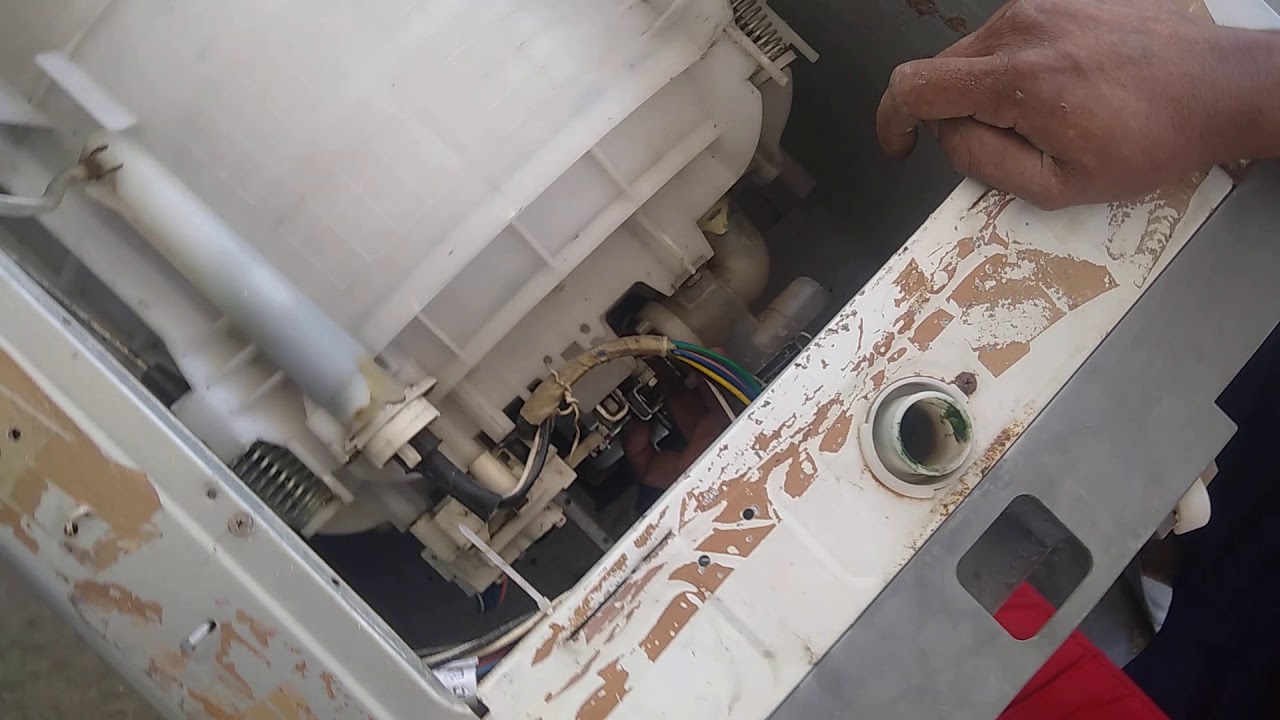 LG top load fully automatic washing machine drain problem solution in