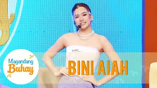 BINI Aiah shows off her beauty queen spiel | Magandang Buhay