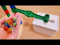 マーブルランASMR HABA Wウェーブスロープ&くみくみスロープコース Marble Run HABA W Wave Slope & Kumikumi Slope Course