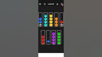 Ball sort color water puzzle 😂 full funny amazing game play 🤣 ANDROID