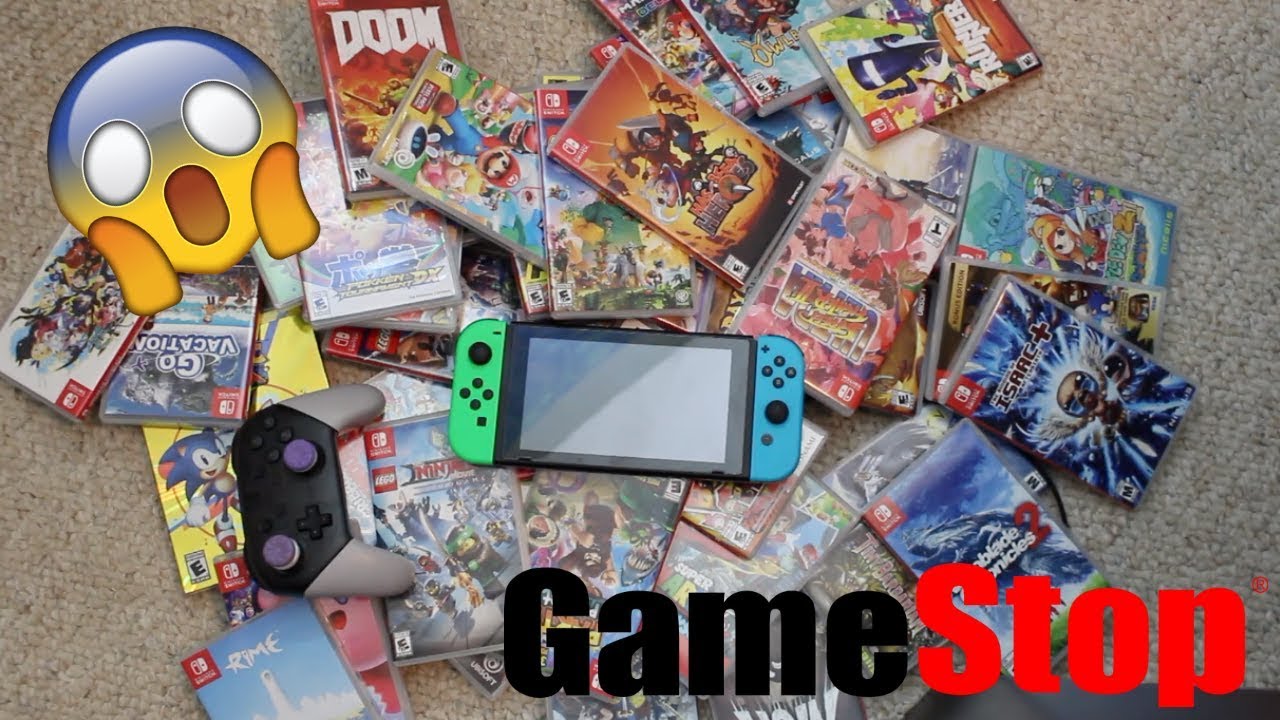 Trading My WHOLE Nintendo Switch COLLECTION to GAMESTOP!!!! YouTube