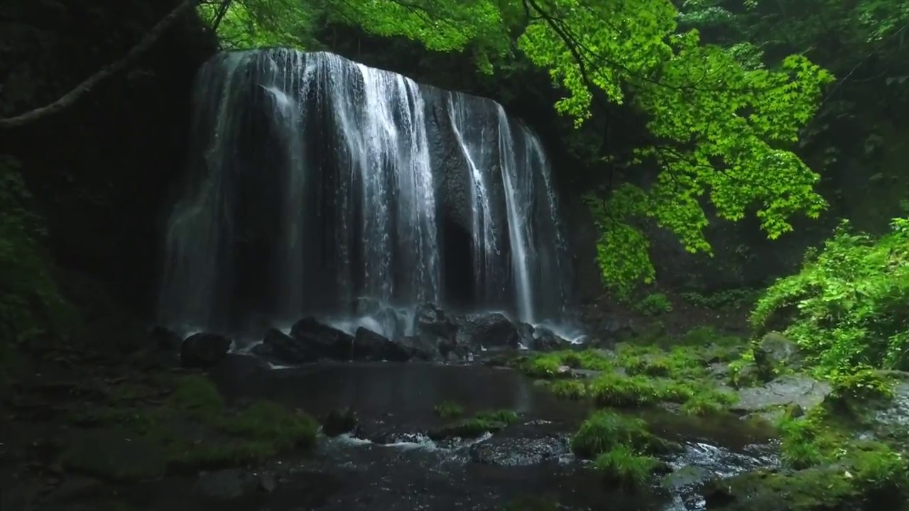 猪苗代町 達沢不動滝 Youtube