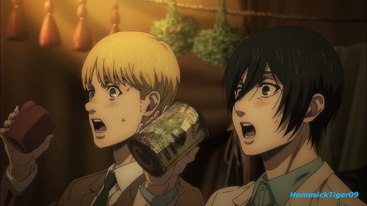AOT Season 4 (Eng DUB) Drink Scene - YouTube - When Will Season 4 Of Aot Be Dubbed