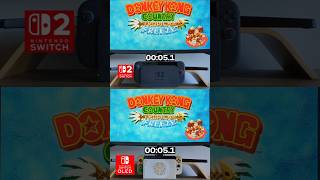 Donkey Kong Country Tropical Freeze- Nintendo Switch 2 vs Switch OLED Speed Comparison