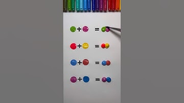 Mixing colors! 🎨🎨