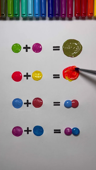 Mixing colors! 🎨🎨