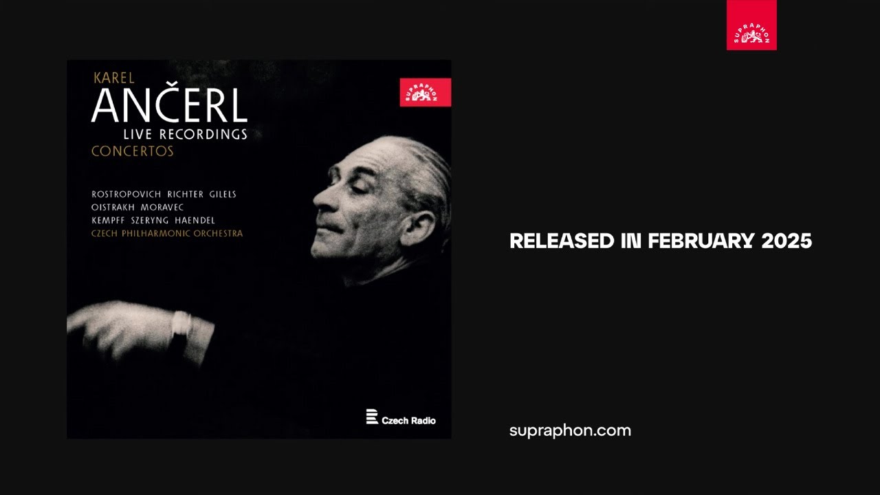 Video Vychází unikátní komplet 7 CD "KAREL ANČERL LIVE RECORDINGS / CONCERTOS"