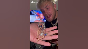 Jake Paul Gives Dustin Poirier "Sleepy McGregor" Chain