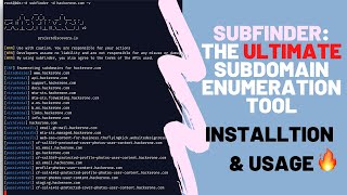 How to Install and Use Subfinder: The Ultimate Subdomain Enumeration Tool