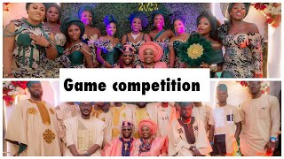 Game Competition between Aso ebi ladies and Agbada men #meetthefayes #DTunbreakablevow22