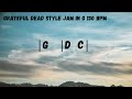 Grateful Dead Styled Backing Track in G 130 BPM