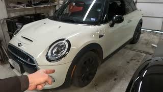 2017 Mini Cooper S, Brake job, pads and rotors, Power Stop K7981 kit, (front and rear)