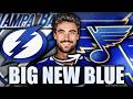 ST LOUIS BLUES ACQUIRE A BIG NEW CENTRE: JACK FINLEY SAYS GOODBYE TO THE TAMPA BAY LIGHTNING
