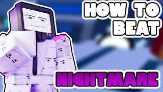 How To *EASILY* Beat Nightmare With LEGENDARIES ONLY (Toilet Tower Defense)