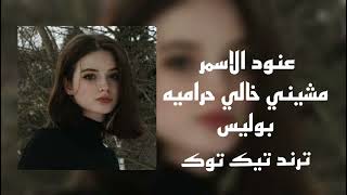 عنود الاسمر - مشيني خالي حراميه - ترند تيك توك 2024 | بوليس