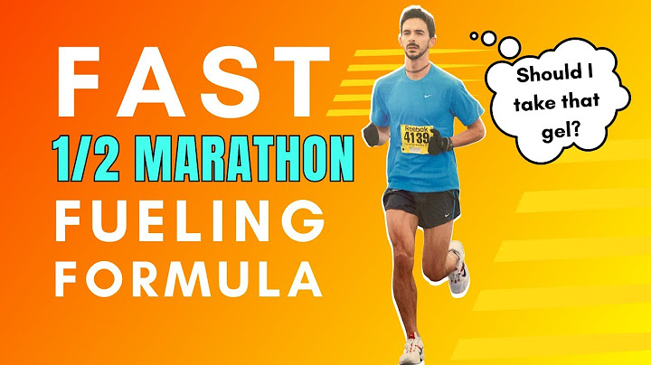 Fast Half Marathon Fueling Formula