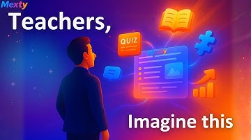 Teachers, imagine this... Mexty builds the entire lesson for you