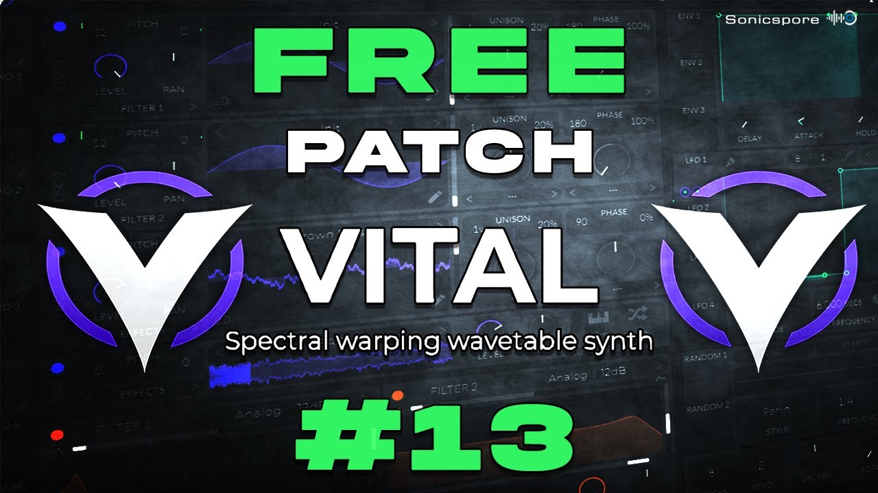 🔹  Vital Presets || Forest Psytrance Sequenced Texture || 