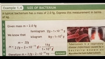 7....9th physics example 1.4#size of bacterium