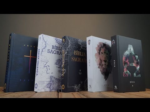 Vídeo: Bíblia Jesus Saves | NAA | Capa Dura Azul