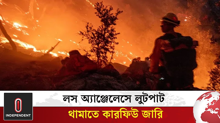 পুড়ছে লস অ্যাঞ্জেলেস, লুটপাট ঠেকাতে কারফিউ জারি | Curfew in Los Angeles | World