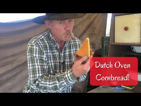 How to Bake Cornbread in a Dutch Oven with Wood Coals