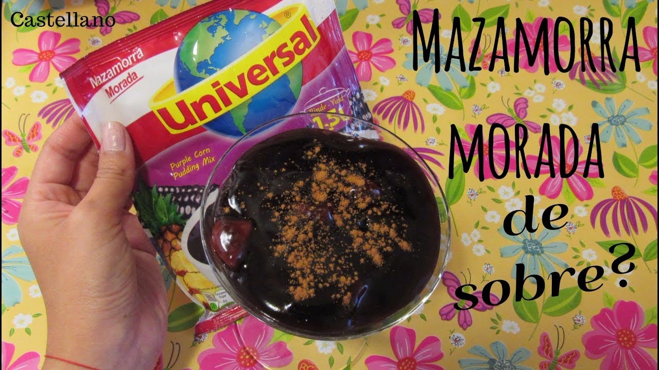 MEJORA tu Mazamorra Morada de SOBRE y mejorada con frutas I Lorentix