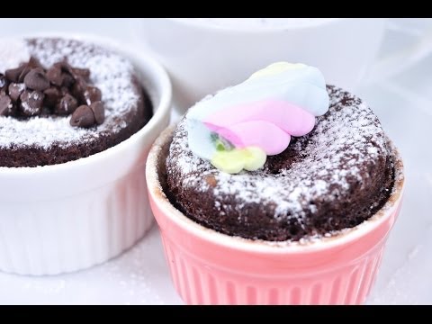 เค้กช็อกโกแลตถ้วยกาแฟ | Chocolate Mug Cake | เค้กไมโครเวฟ l FoodTravel