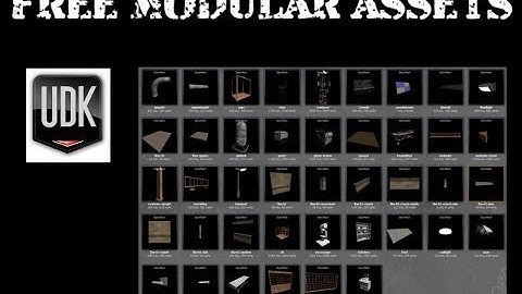 UDK game assets free modular buildings