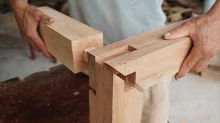 IMPOSSIBLE Techniques Of Carpenter //Japanese Handmade Joints  // Amazing Woodworking Skills
