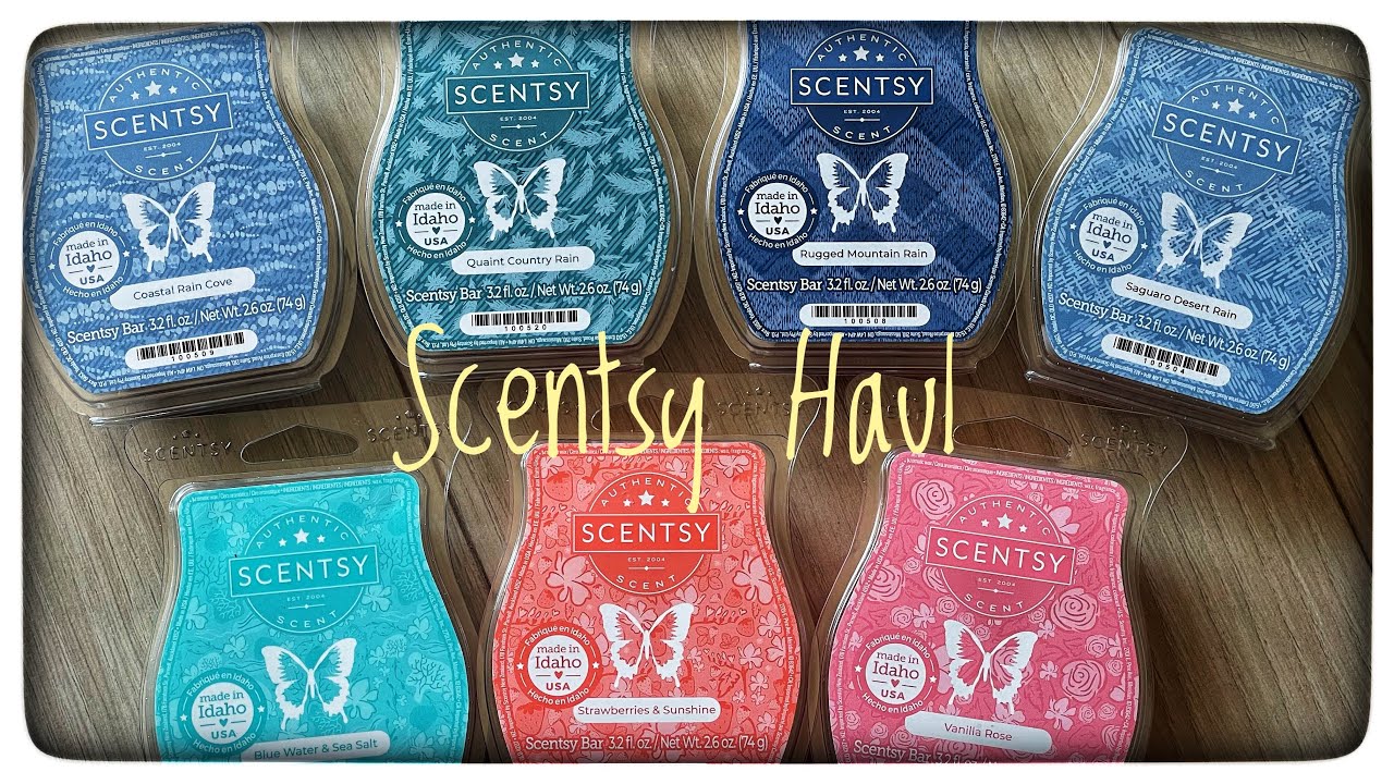 Spring Summer Scentsy HAUL - contains the Mothers Day and Puddles & Petals COLD SNIFFS!